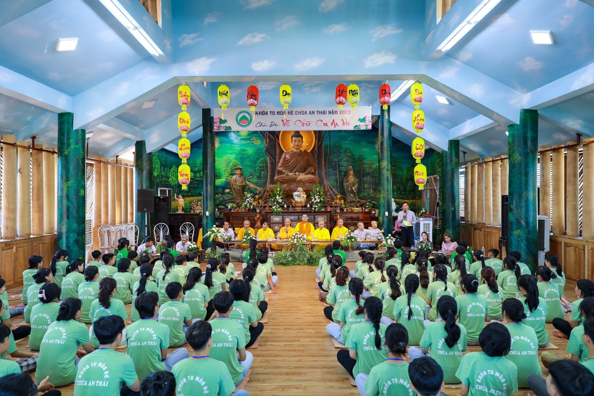 Hoài Nhơn: Khai mạc khóa tu mùa hè lần thứ 2 năm 2023 Về Chùa Con An Vui tại chùa An Thái